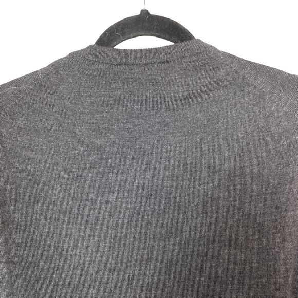 VALDA Toscano Charcoal Gray Wool Men's Sweater Vest XL Preppy Grandpacore Italy - Picture 15 of 16